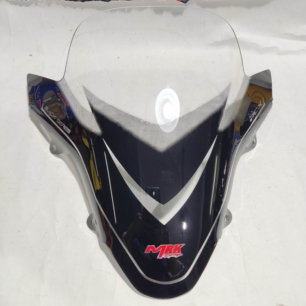 Visor PCX 160 Presisi MRK Black Series tebal 3mm