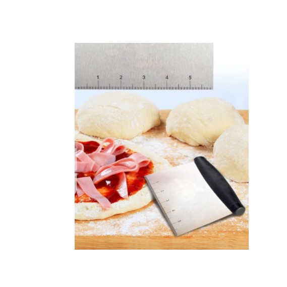 

1pcs Penggaris + pemotong adonan kue - Ruler Dough Cutter Knife