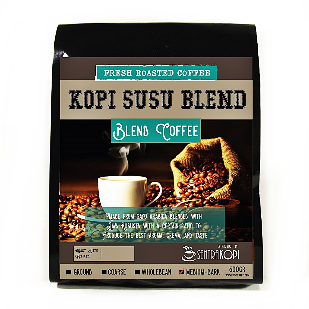 

Kopi Susu Blend 500 Gram - Bubuk / Biji - Sentra Kopi Blends by SentraKopi 500g Coffee