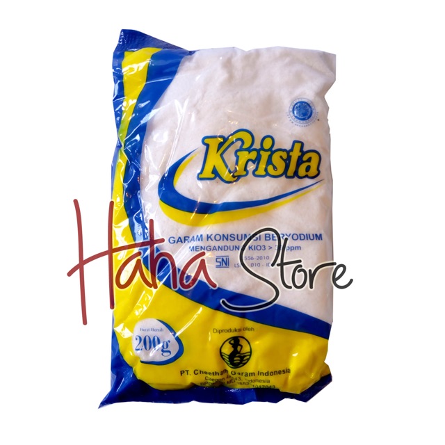 

Garam Konsumsi Yodium Krista 200 gr