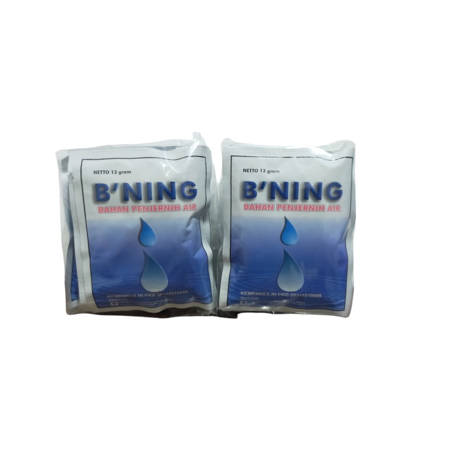 B'NING PENJERNIH AIR ISI 10 SACHET @13GR / BNING PENJERNIH AIR