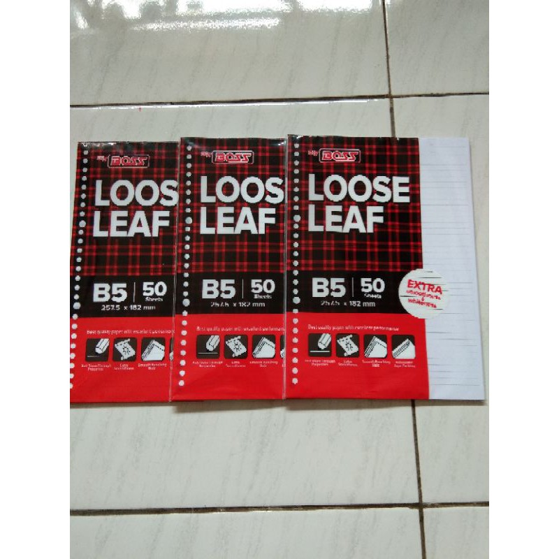 

LOOSE LEAF BIGBOSS B5