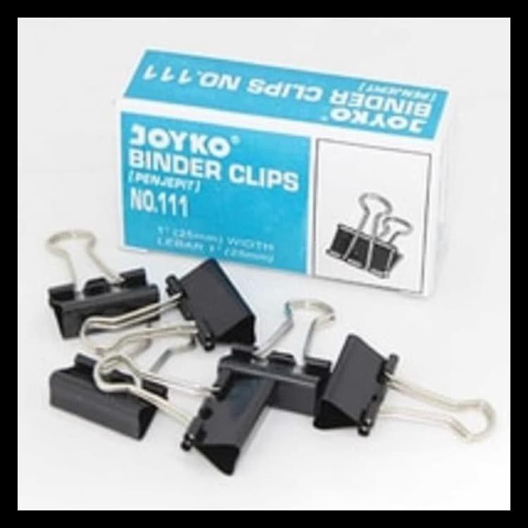 

Binder Clip 111 Joyko / Vtech / Paper Clip / Klip Kertas Joyko / Gratis Ongkir