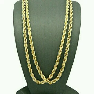 KALUNG TITANIUM RANTAI TAMBANG GOLD KOREA STYLE ANTI KARAT SELAMANYA TERMURAH BAGUS HIGQUALITY