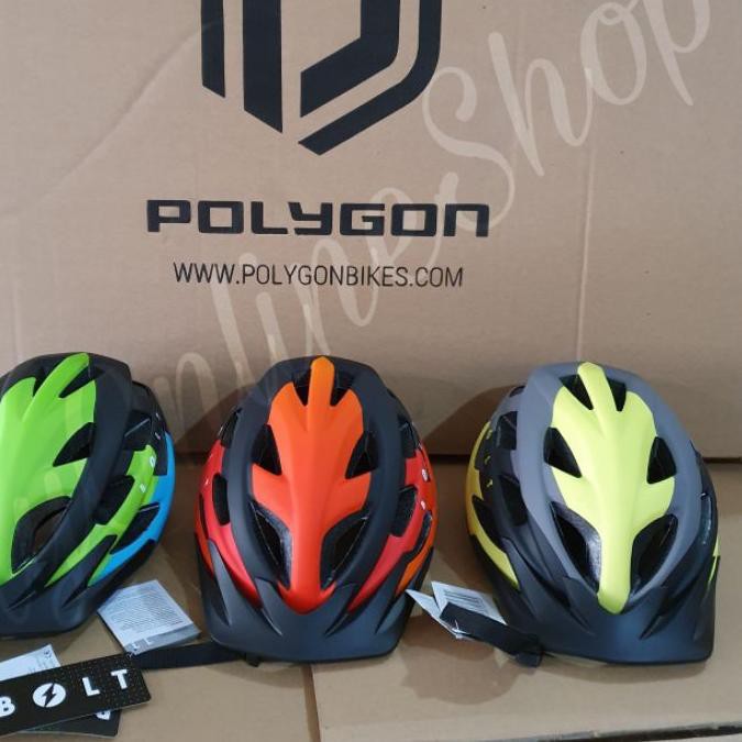 Helm Sepeda Helmet Bolt Polygon MTB Lipat
