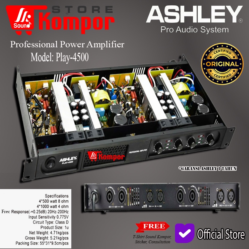 Jual Power Amplifier Ashley Play Power Ashley Play Shopee