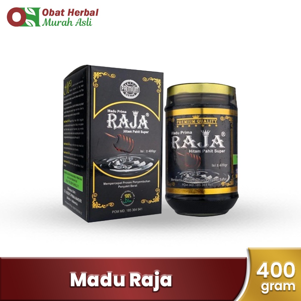 MADU PRIMA RAJA HITAM PAHIT SUPER 400 GRAM