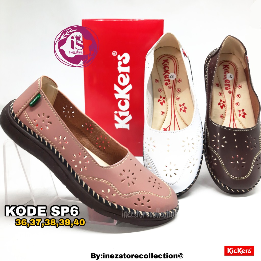 SEPATU KICKERS WANITA SLIP ON BERKUALITAS KODE SP6 MURAH GROSIR