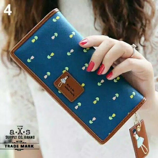 Dompet panjang wanita /dompet Alena barby /dompet korea terbaru /dompet panjang untuk hp dan uang