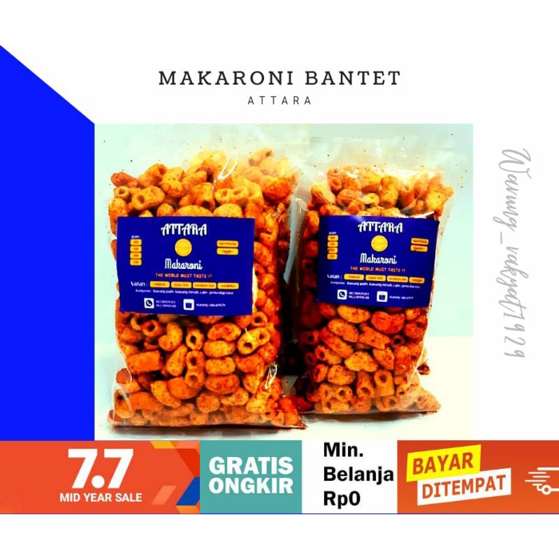 

[PROMO] MAKARONI ATTARA BANTET GURIH DAH RENYAH 50gr