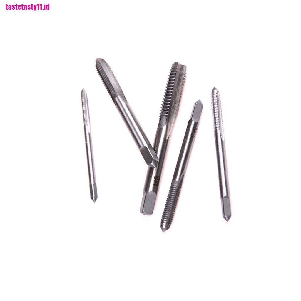 【TTID】5pcs/Set M3 M4 M5 M6 M8 Hand Tap Straight Flute 3mm-8mm Hand Fast tapping