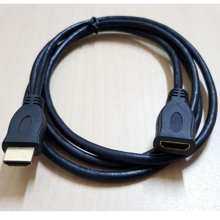 KABEL WIRED EXTENSION EXTENDER PERPANJANGAN HDMI MALE TO FEMALE 1.5 METER  1.5M 1.5 M PC LAPTOP TV