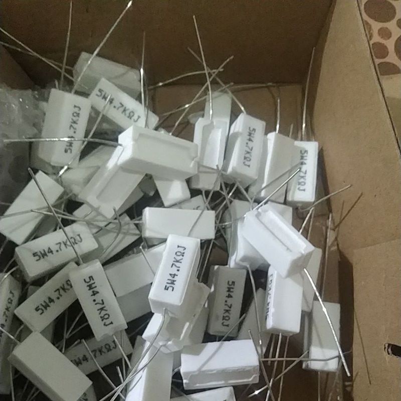 resistor 4k7 5watt original Taiwan.