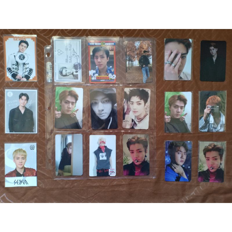 PHOTOCARD OFFICIAL EXO SEHUN ALBUM// PHOTOCARD OFFICIAL EXO SEHUN NON ALBUM