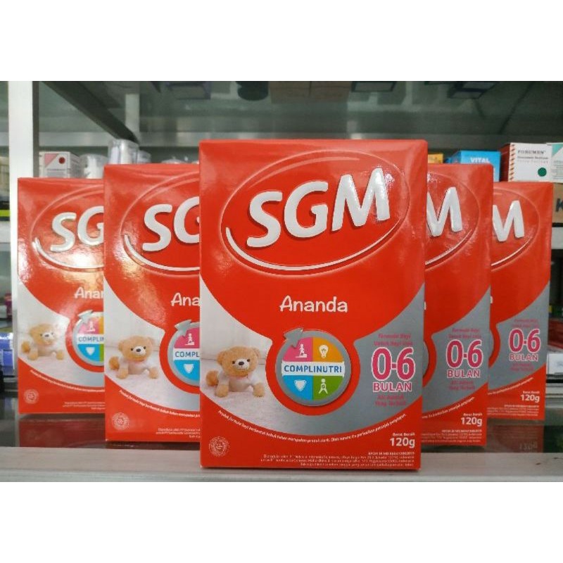 SGM ANANDA 1 120gr 0 sd 6 bulan