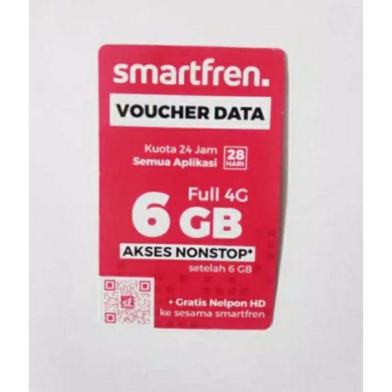 VOCER SMARTFREN 6GB NONSTOP