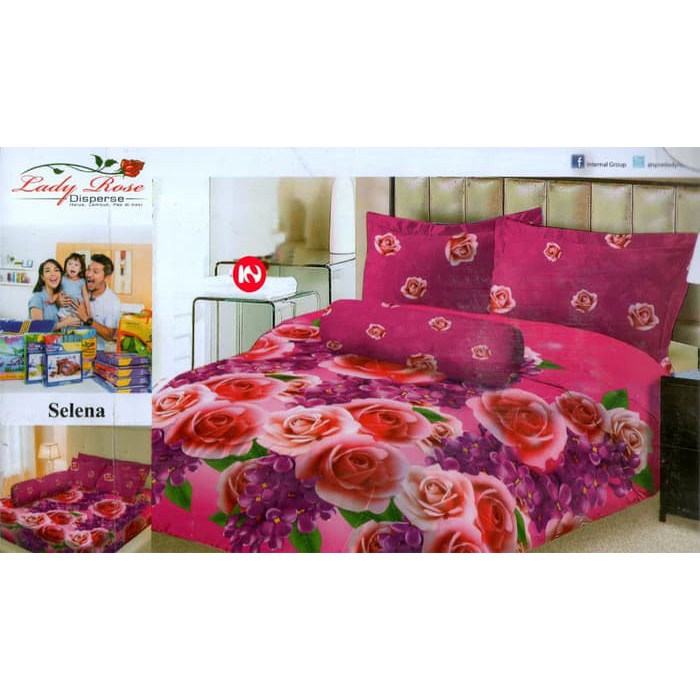 READY SPREI LADY ROSE 180X200 RUMBAI - SELENA