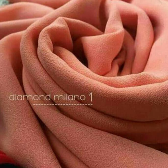 promo kain diamond crepe / bahan gamis, kerudung, dress terbaru