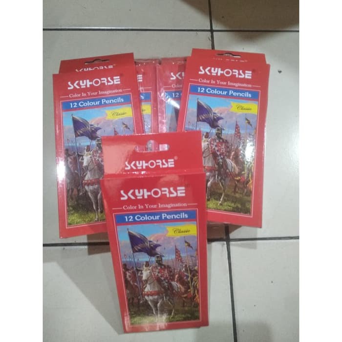 

Pensil 12 warna Panjang Merk Skyhorse