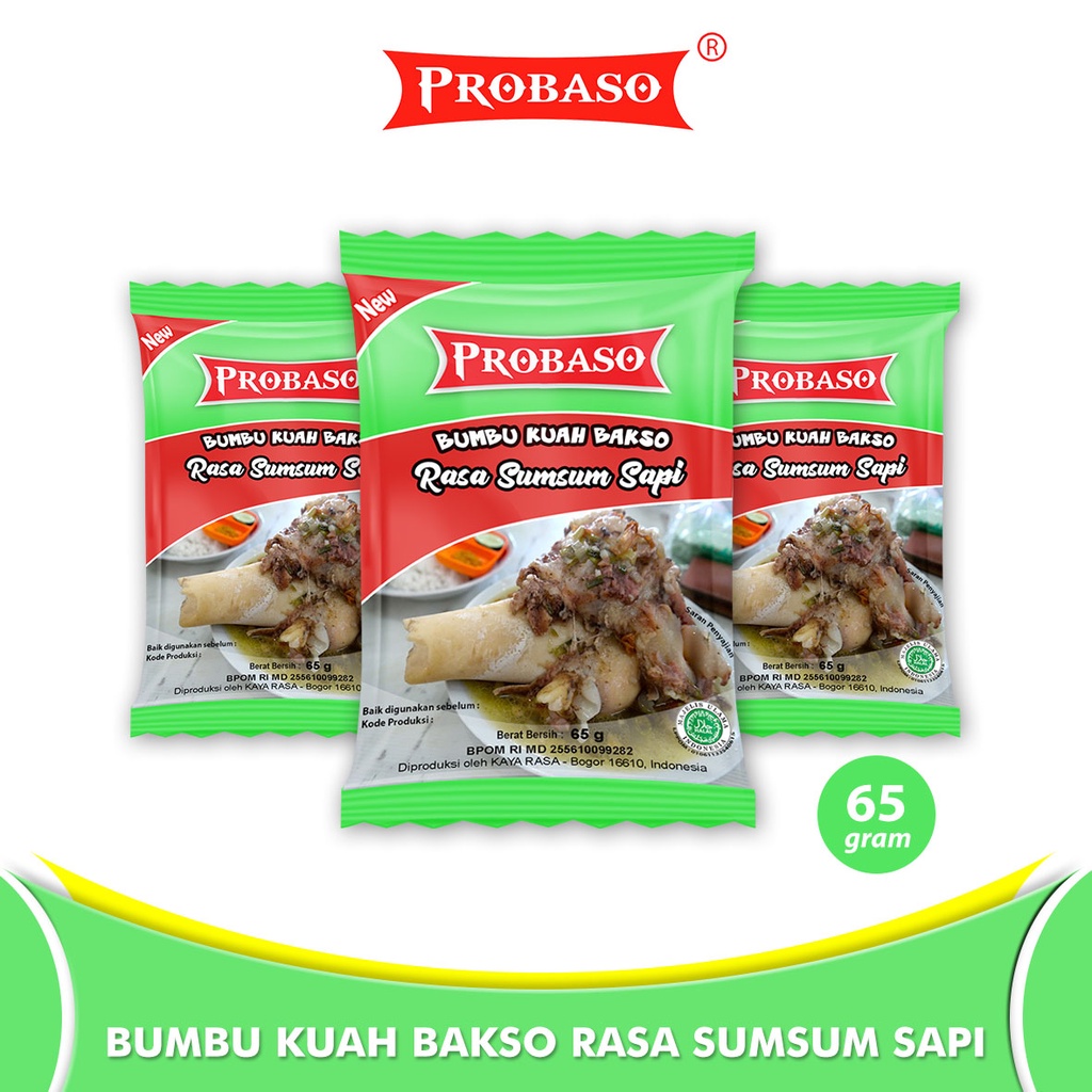 Jual Bumbu Kuah Bakso Rasa Sumsum Sapi 65gr Shopee Indonesia