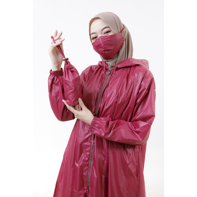 Cuddle Me Protective Baby Wearing Jacket APD Jaket Menggendong Water Repellent Anti Percikan Air Pelindung Virus