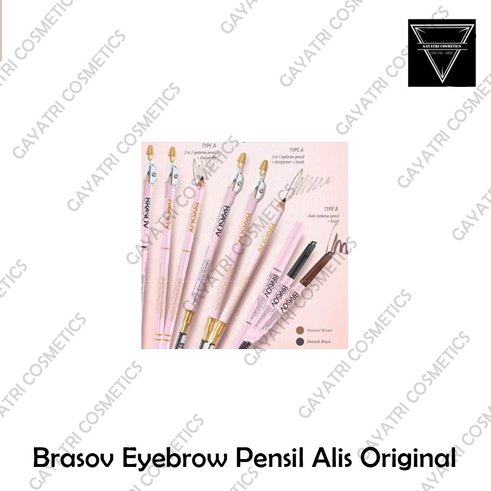 Brasov Eyebrow Pensil Alis Original