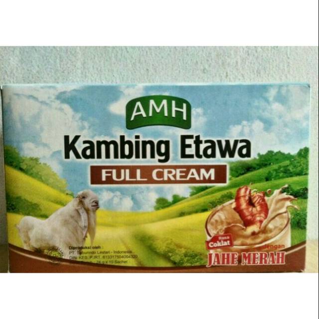Susu Kambing Etawa Plus Jahe Merah AMH Rasa Coklat