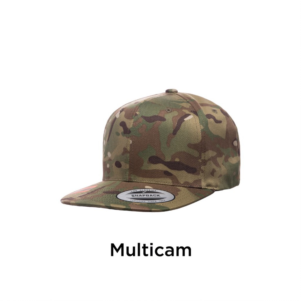 Topi Flexfit Yupoong 6089MC Classic Snapback Multicam