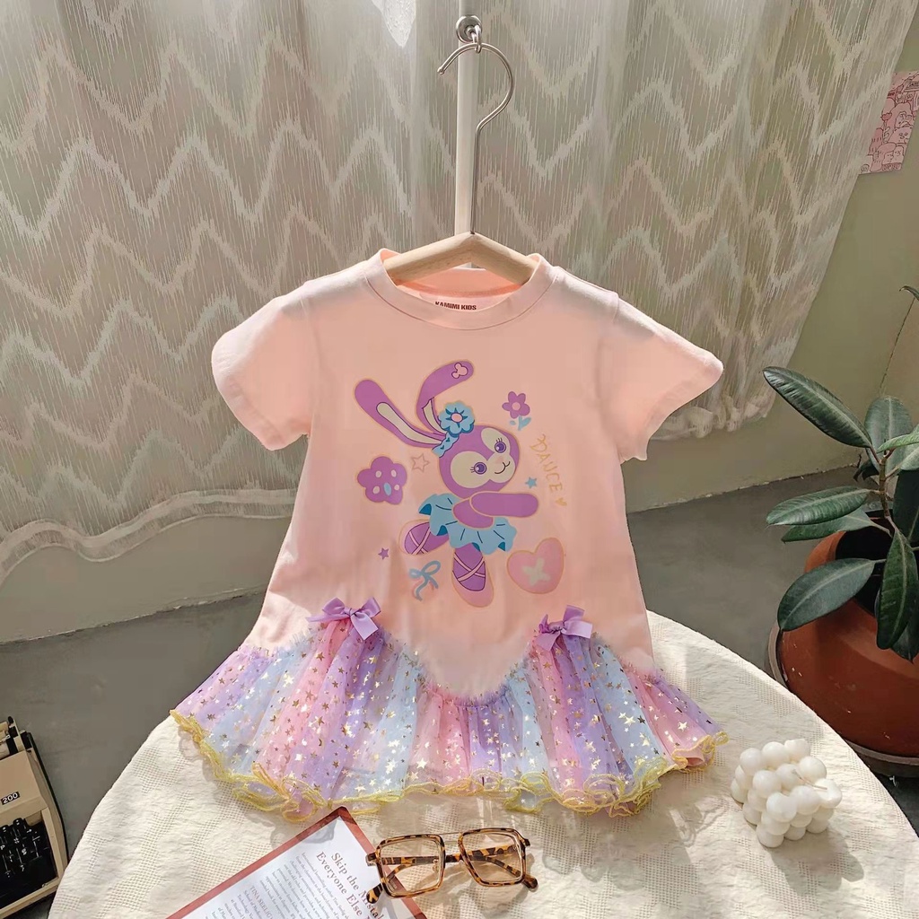 [PRINCESS KESLI] 1-7tahun StellaLou Dress pesta anak perempuan import  Bayi Perempuan Princess Dress/baju anak/rok/gaun anak