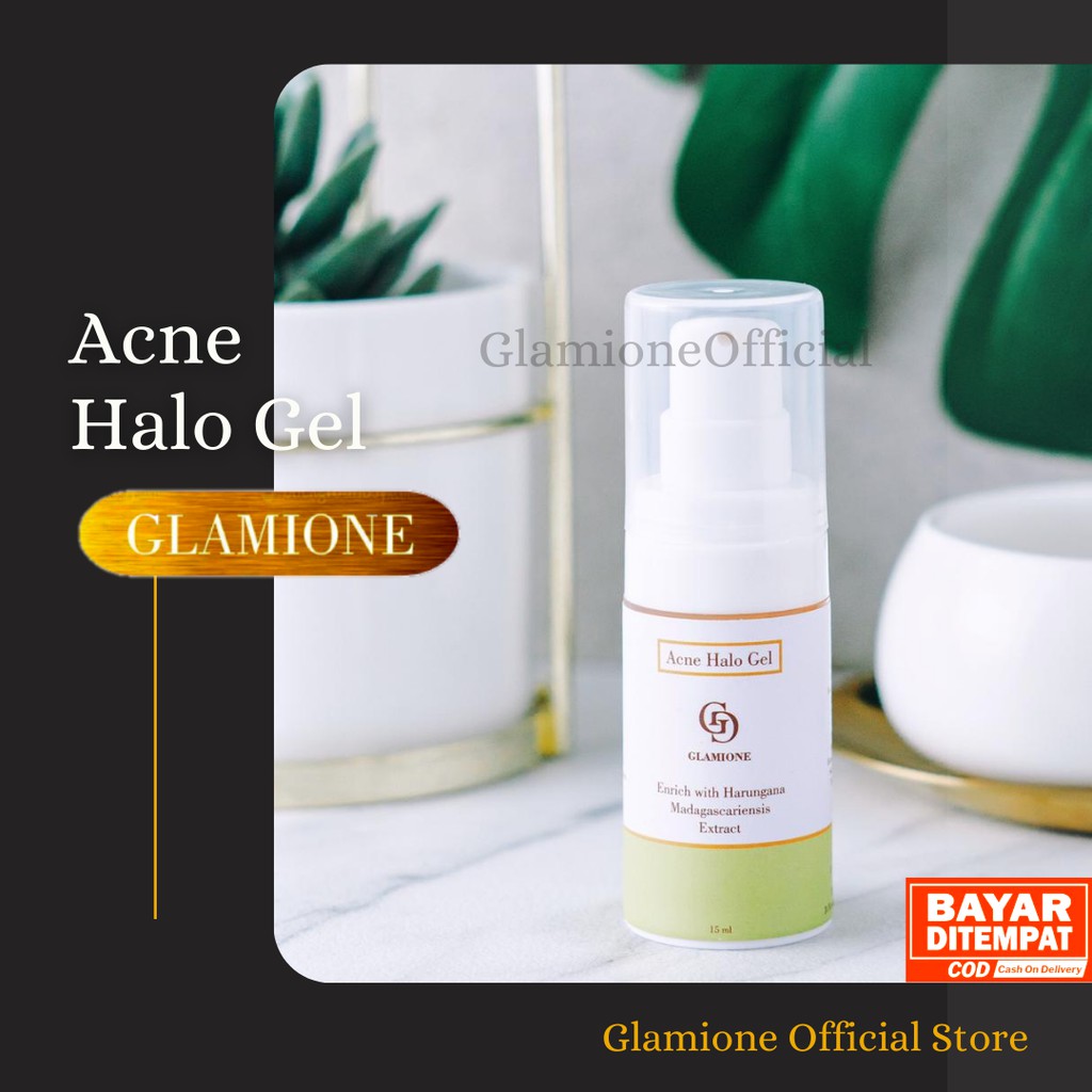 Cream Jerawat Brightening Acne Cream Gel Glamione Skincare Putih Permanen Kecantikan