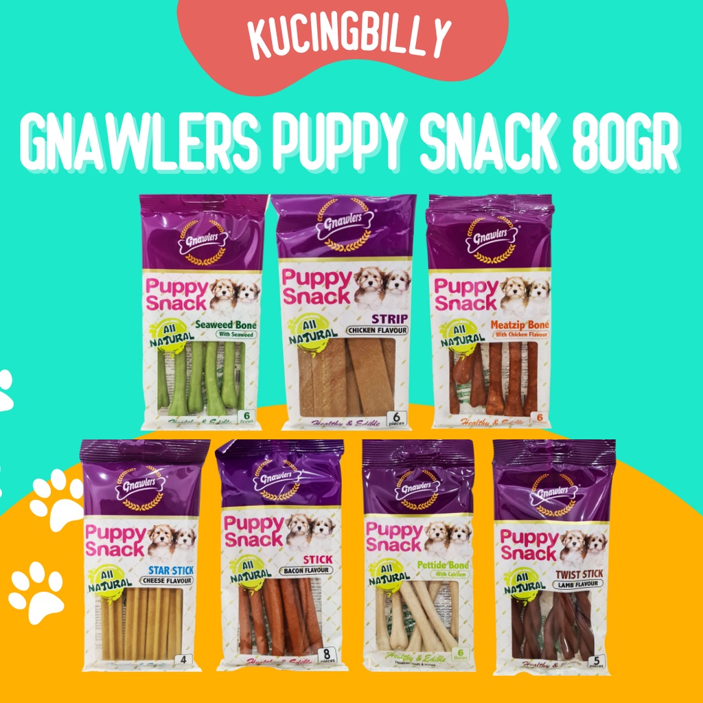 GNAWLERS PUPPY SNACK 80gr