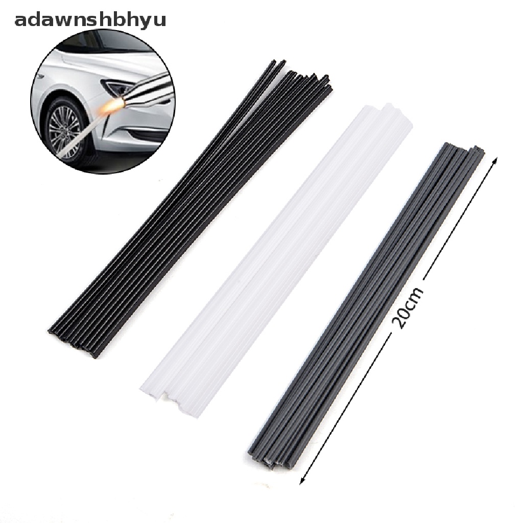 Adawnshbhyu 10Pcs 20cm Welding Rod PP/PVC/PE Tongkat Tukang Las Plastik Gun Bumper Repair Supply