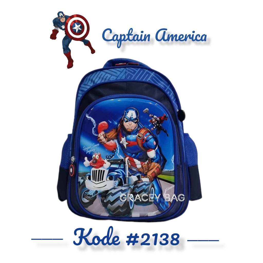 GB-2138 Tas Ransel Anak Embos TK / SD