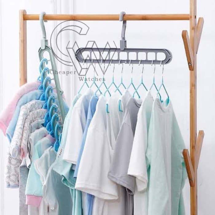 Cheaper-Gantungan Baju Magic Hanger Multi Fungsi 9 in 1 Serba Bisa Termurah