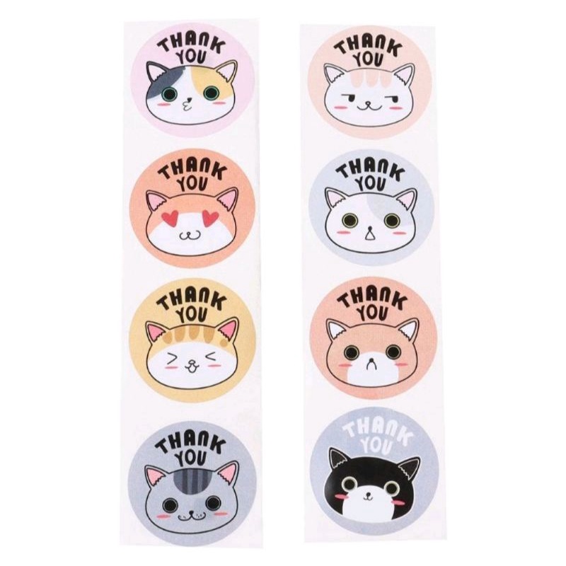 

sticker thank you kucing cute