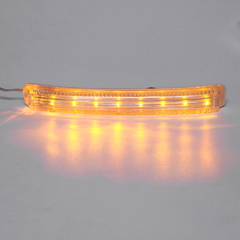 Cre 1 Pasang Lampu LED 9smd 12V Warna Amber Untuk Sein Pintu Samping Mobil