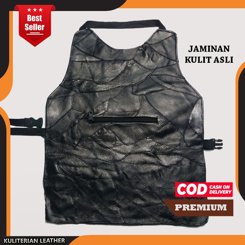 Rompi Kulit Asli Garut Pelindung Dada Anti Angin Cocok Untuk Toruing