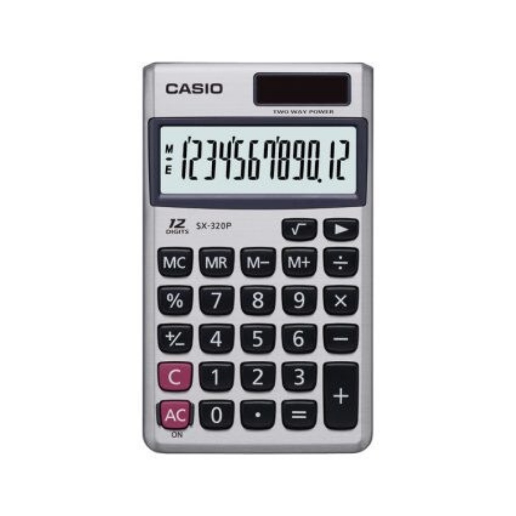 

Kalkulator Casio 12 digit - SX-320P