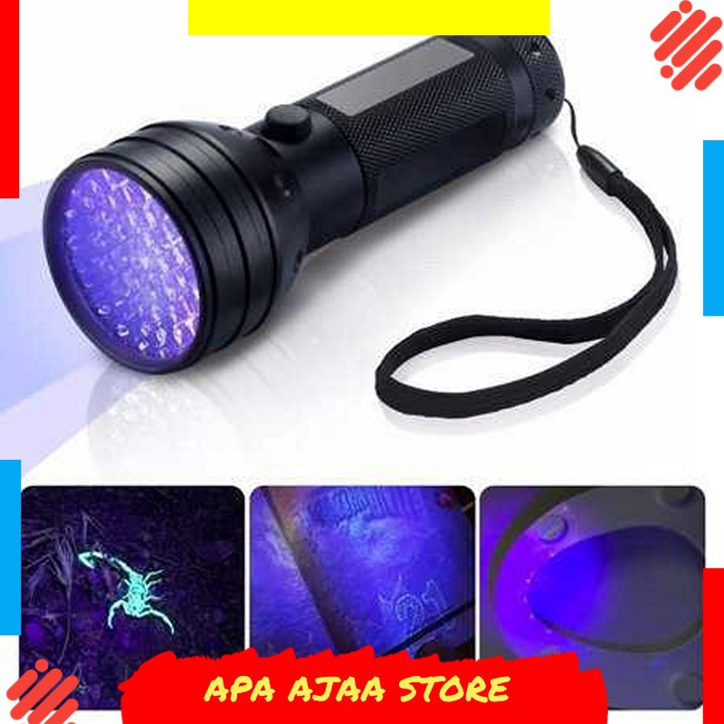 Paling Dicari ! TaffLED Senter Ultraviolet UV 400nm 51 LED UV-51