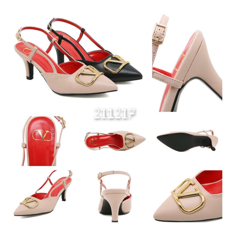 SANDAL WANITA IMPORT HIGH HEEL VLTN 211217