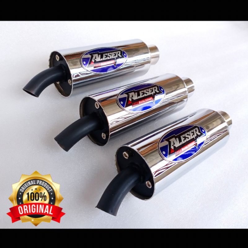 Silincer knalpot fizr f1zr force1 sstwo satria 2tak standar racing original ALESER silincer fizr sua
