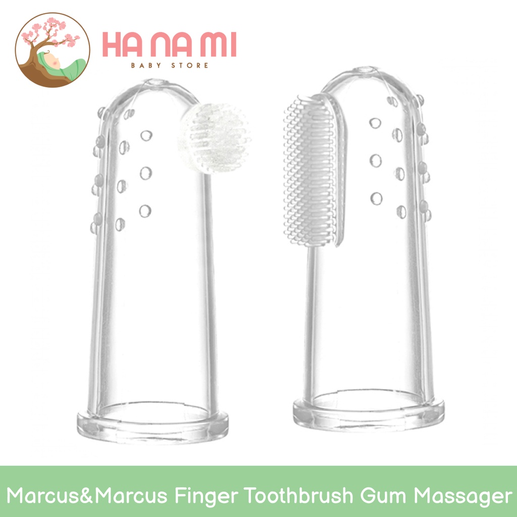 Marcus &amp; Marcus Finger Toothbrush &amp; Gum Massager Set