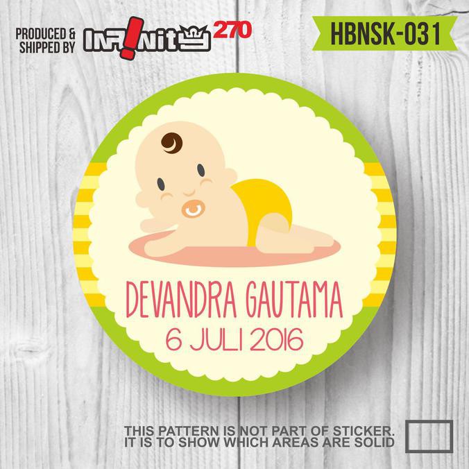 

Sticker Label Souvenirs Hampers Ulang Tahun Aqiqah Man Yue Hbnsk-031 Termurah