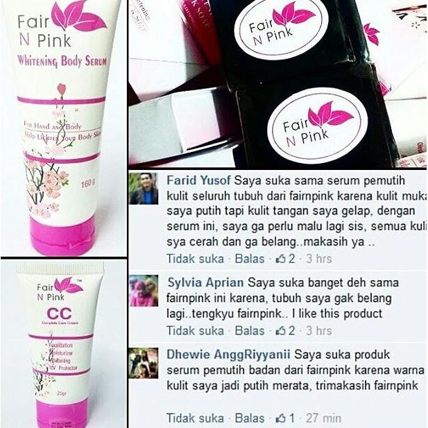 Paling Banyak Di cari PAKET SHINING  FAIR N PINK PAKET PERAWATAN BAGI KULIT