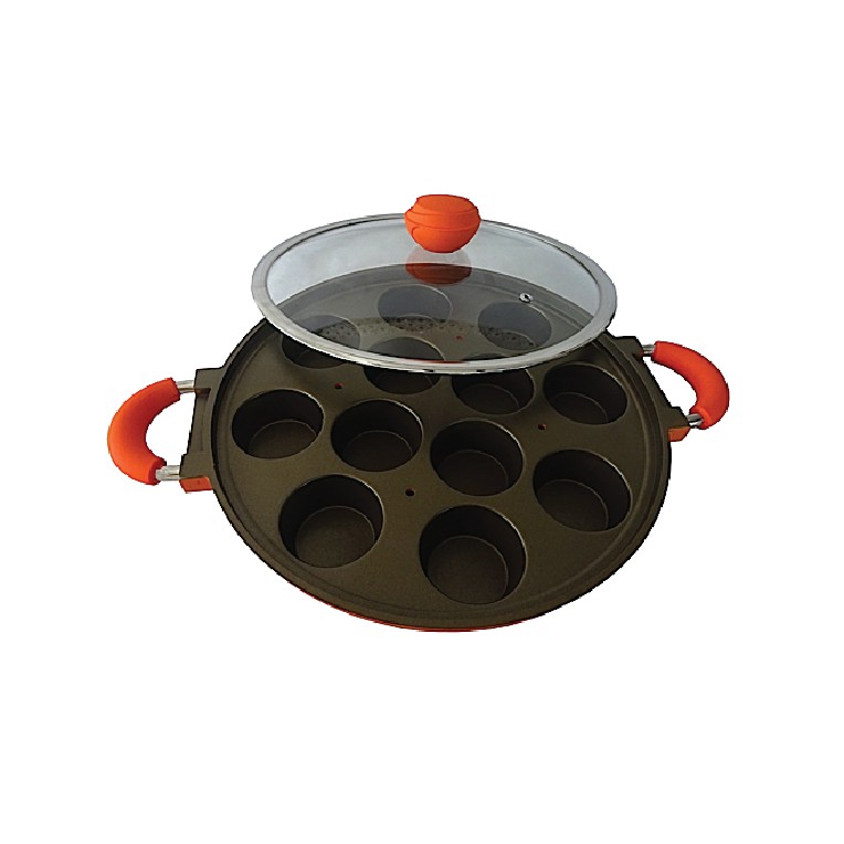 Signora Medi Maker / Pan Cetakan Kue Lumpur / Bika Ambon /Kue Apem Gratis 1 bh Pisau dapur