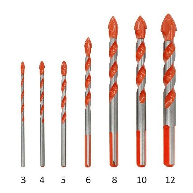 Balight Mata Bor HSS Twist Drill Bit 3-12mm 7 PCS BAH21 ABU