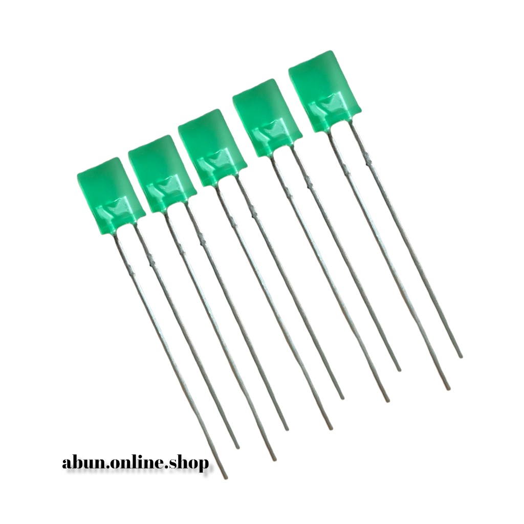 LED Kotak Warna Hijau