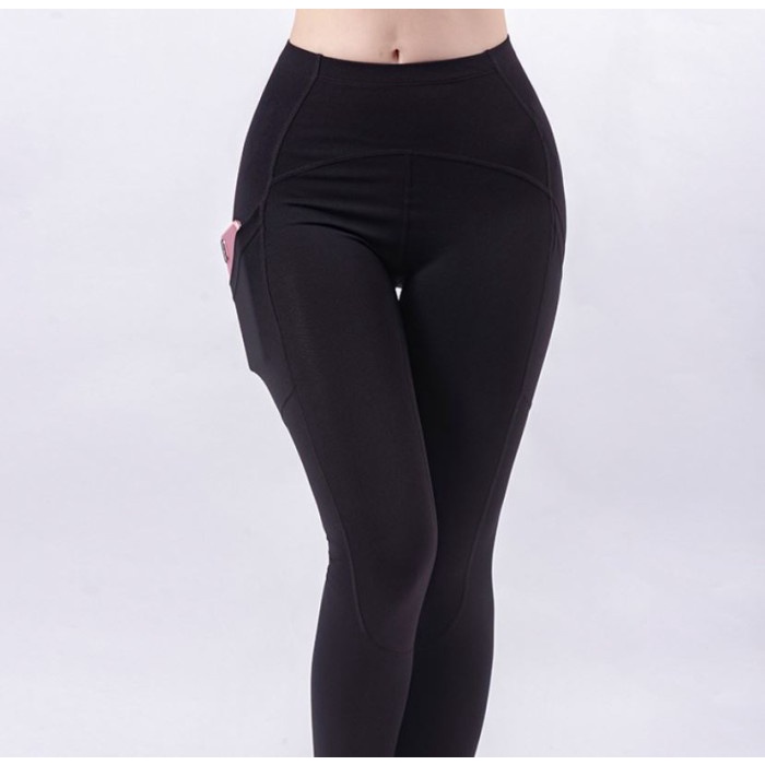 Celana Legging Sport Panjang Wanita Import Premium ada Kantong 20YJ60