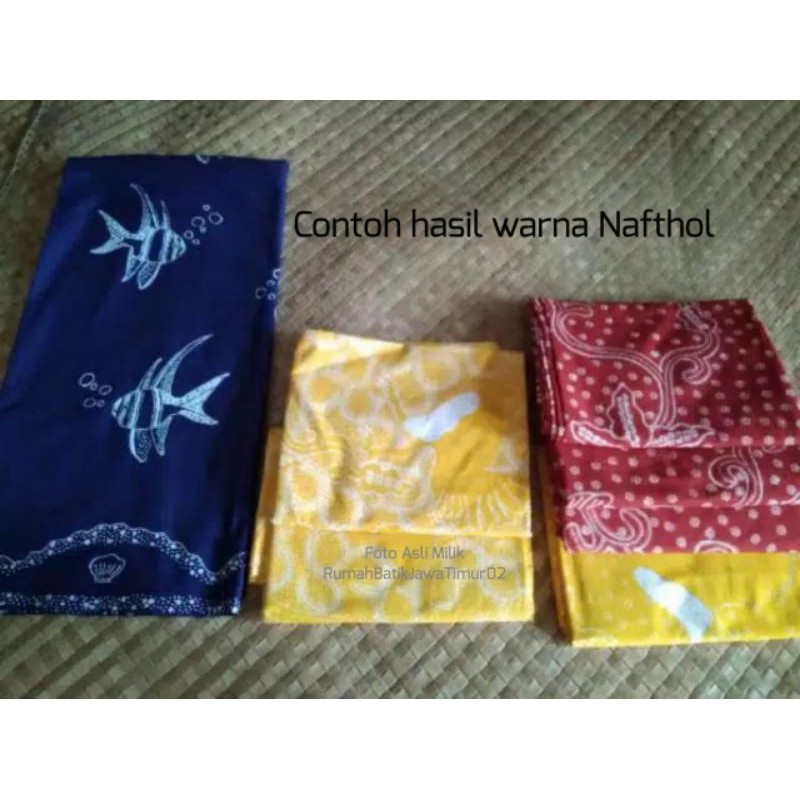 NAFTOL + cara pakai SET PEWARNA BATIK celup NAFTHOL napthol naptol CELUP