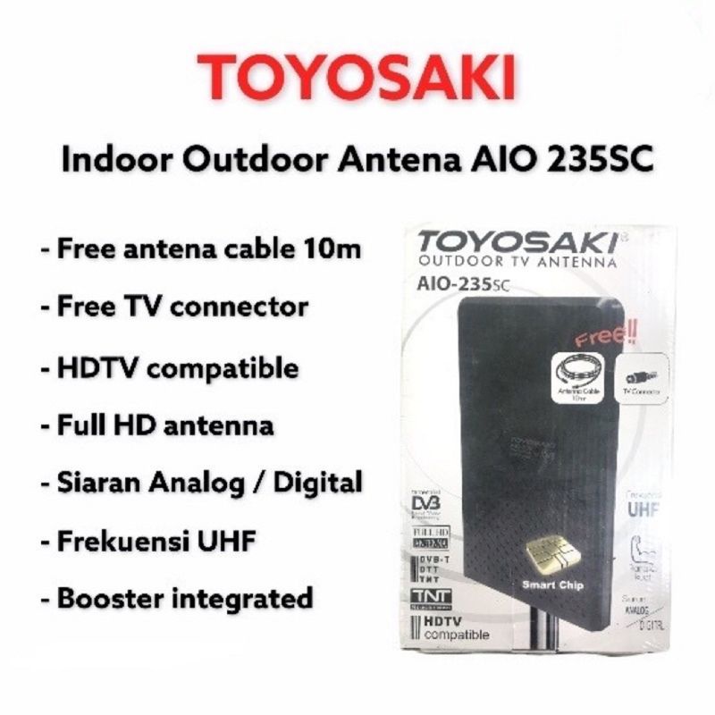 Antena Dalam Indoor Outdoor Toyosaki AIO-235SC